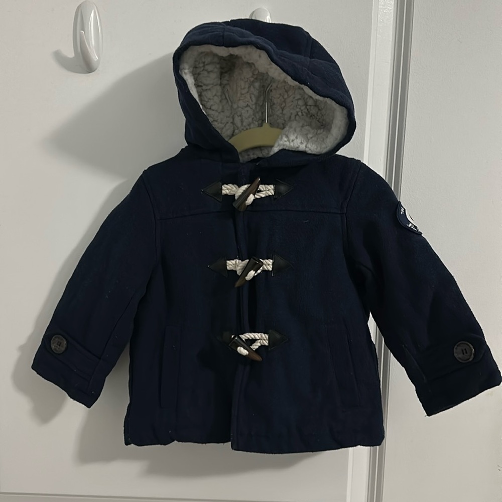 Ben Sherman 18 Month Old Navy Peacoat